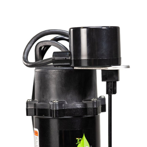 Eco-Flo SPP33V Sump Pump, 3.5 A, 115 V, 0.33 hp, 1-1/2 in Outlet, 3600 gph, Aluminum/Thermoplastic Housing Material