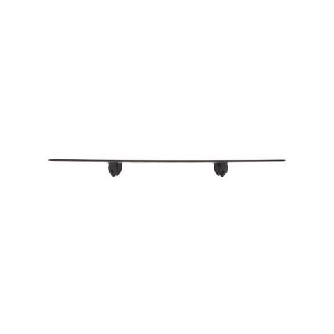 Danco 4-1/4 in. Matte Black Square Stainless Steel Drain Cover