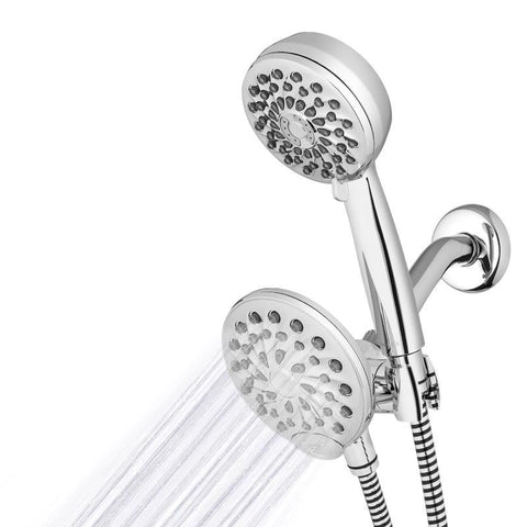 Waterpik PowerPulse Chrome 8 settings Showerhead Combo 1.8 gpm