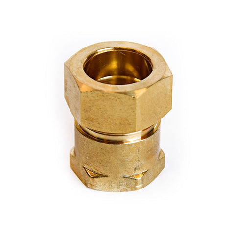 ATC 7/8 in. Compression X 3/4 in. D FPT Brass Coupling, Pack of 5