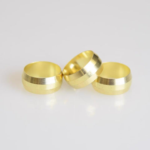 ATC 5/8 in. Compression X 5/8 in. D Compression Brass Sleeve, Pack of 5