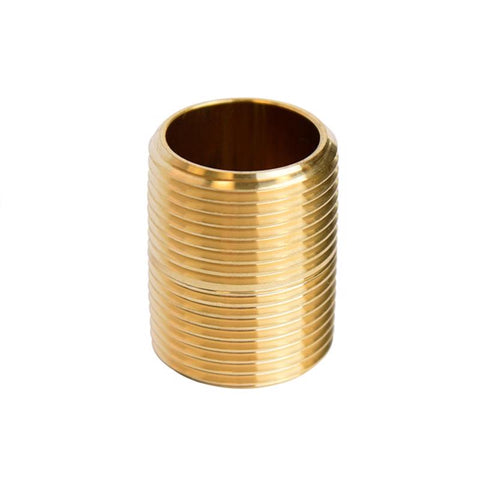 ATC 3/4 in. MPT Brass Close Nipple, Pack of 5