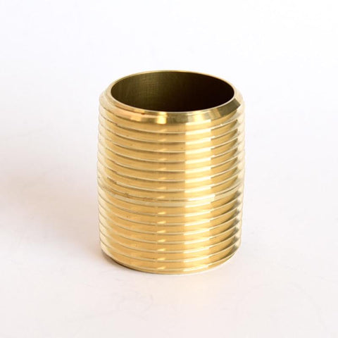 ATC 1 in. MPT Brass Close Nipple, Pack of 5