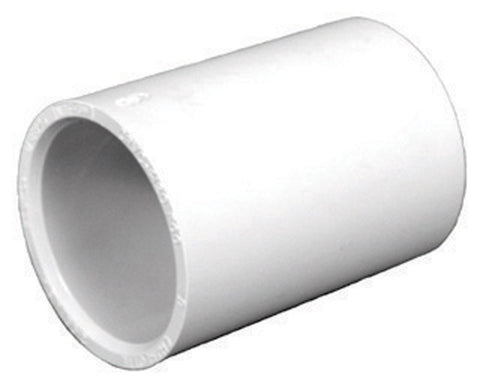 Charlotte Pipe 1 in. Dia. x 1 in. Dia. Slip To Slip PVC Coupling