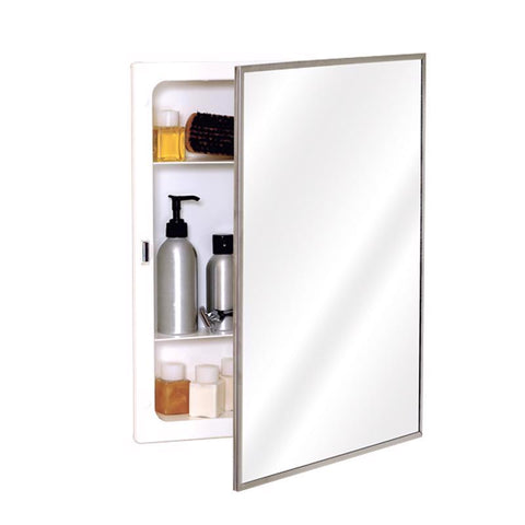 Zenna Home 20-1/8 in. H X 16-1/8 in. W X 3.25 in. D Rectangle Medicine Cabinet, Pack of 4