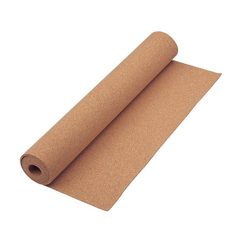 Quartet 103 Cork Roll, 48 in L, 24 in W, 1/8 in Thick, 8 sq-ft Coverage Area, Wood, Natural