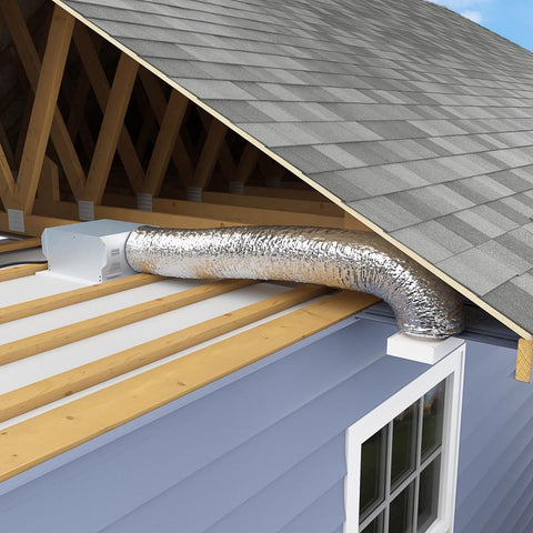 Imperial R8.0 25 ft. L X 7 in. D Silver Poly Duct