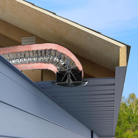 Imperial R8.0 25 ft. L X 7 in. D Silver Poly Duct