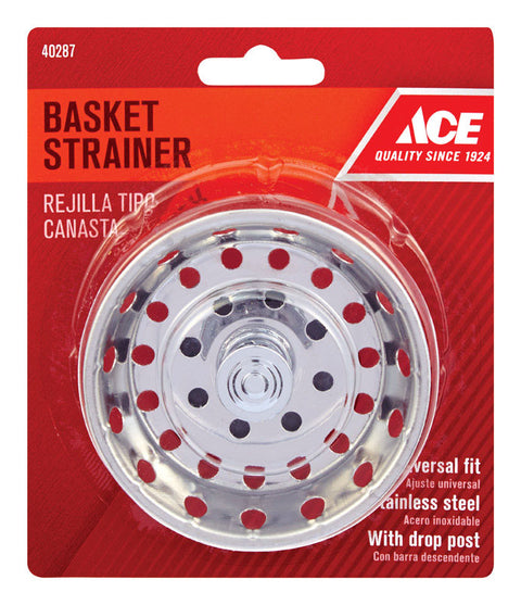 Ace Pop-In Sink Stopper Stainless Steel