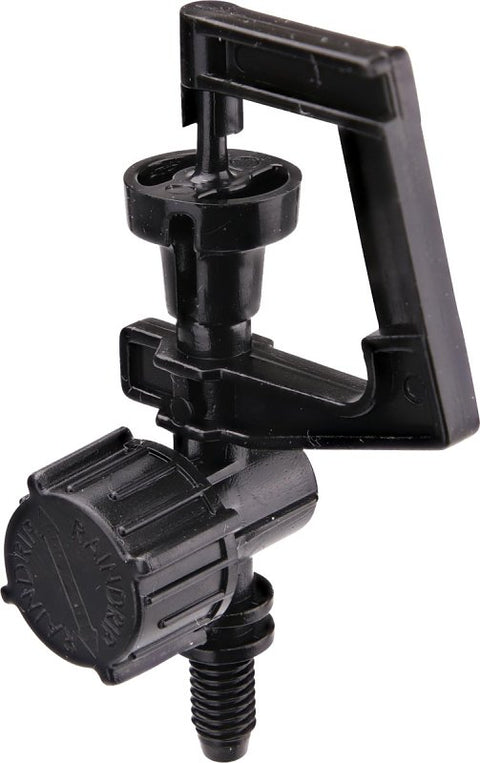 Raindrip A184010B Rotary Sprinkler, #10-32 Connection, NFT, 15 sq-ft, Full, Plastic