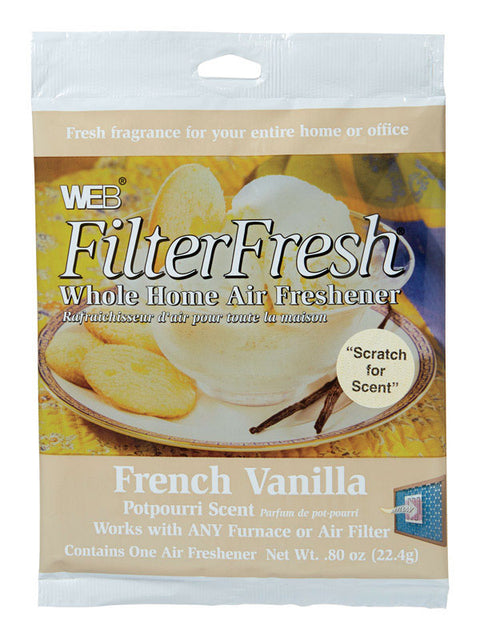 Web Filter Fresh Air Freshener Vanilla 0.80 oz.
