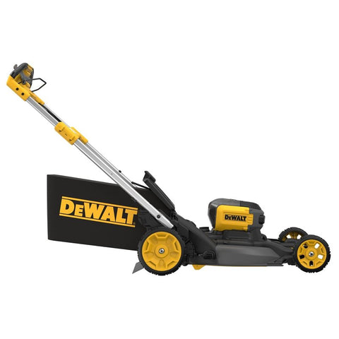 DEWALT 60V MAX DCMWSP700Y2-CA Lawn Mower Kit, Battery Included, 12 Ah, 60 V, 21 in W Cutting, 2-Blade