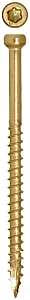 GRK Fasteners FIN/Trim 17766 Screw, #9 Thread, 5 in L, Trim Head, Star Drive, Steel, 50 PK