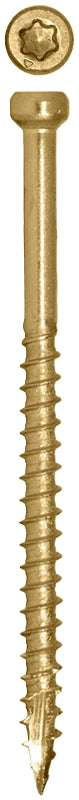 GRK Fasteners FIN/Trim 17766 Screw, #9 Thread, 5 in L, Trim Head, Star Drive, Steel, 50 PK