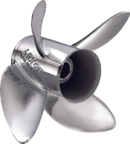 Solas 9573-153-18 Rubex L4 Stainless Steel Interchangeable Hub 4-Blade Propeller