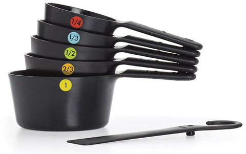 Oxo 11110901 Measuring Cup Set, Plastic, Black