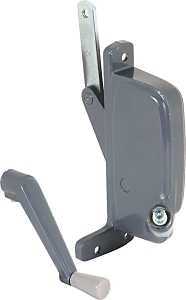 Prime-Line H 3668 Window Operator, Right, Aluminum, Baked-On Enamel