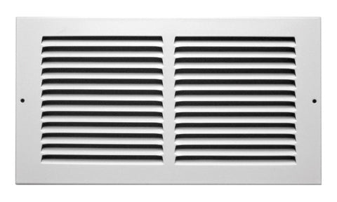 Tru Aire 12 in. W x 6 in. H Steel Return Air Grille White