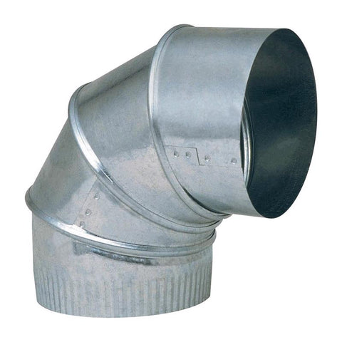 Imperial GV0305-C Adjustable Elbow, 9 in Connection, 26 Gauge, Steel, Pack of 8