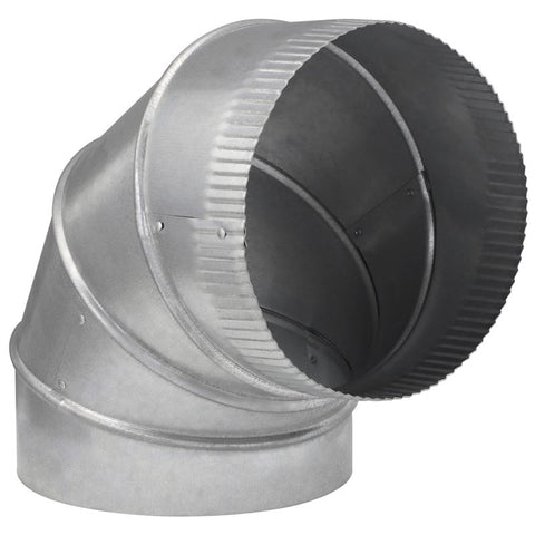 Imperial GV0305-C Adjustable Elbow, 9 in Connection, 26 Gauge, Steel, Pack of 8