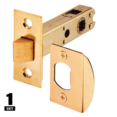 Defender Security E 2281 Passage Knob, Knob Handle, Steel, Brass