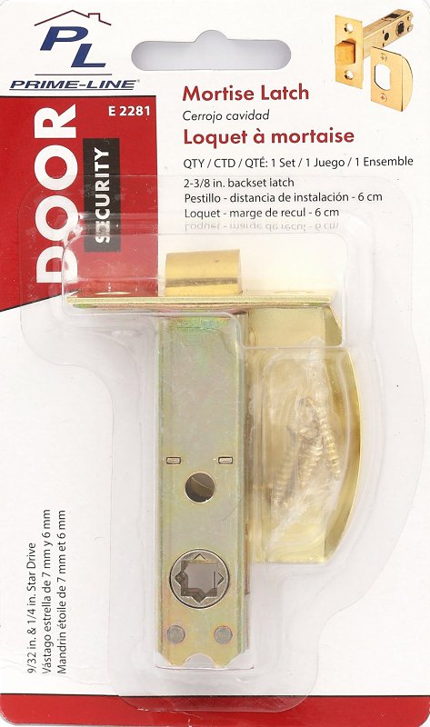 Defender Security E 2281 Passage Knob, Knob Handle, Steel, Brass