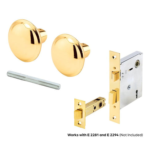 Prime-Line E 2280 Replacement Knob, 2-1/4 in Dia, Steel, Brass