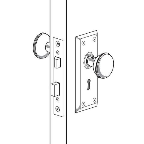 Prime-Line E 2280 Replacement Knob, 2-1/4 in Dia, Steel, Brass