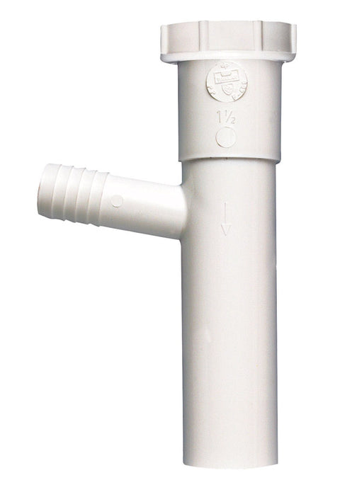 Ace 1-1/2 in. Dia. x 8 in. L Plastic Branch Tailpiece