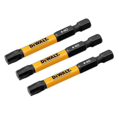 DEWALT ELITE Series DWAF2TX40IR3 Impact Driver Drill Bit, #40 Drive, Torx Drive, 1/4 in Shank, Hex Shank, 2-1/4 in L