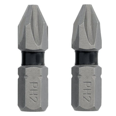 DEWALT TOUGHGRIP DWAF1PH2TG2 Screwdriver Bit, #2 Drive, Phillips Drive, 1/4 in Shank, Hex Shank, 1 in L, Steel