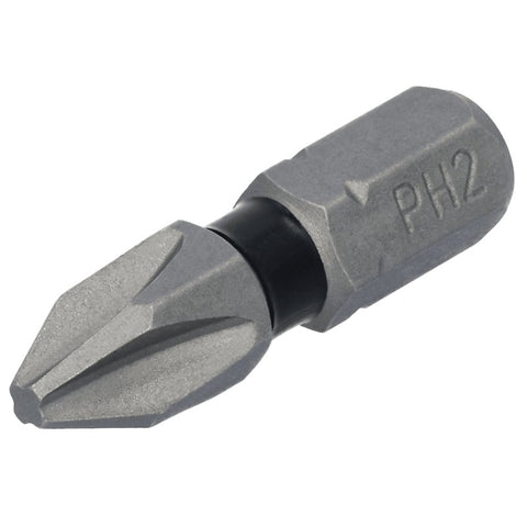 DEWALT TOUGHGRIP DWAF1PH2TG30 Screwdriving Bit with Storage Case, #2 Drive, Phillips Drive, 1/4 in Shank, Hex Shank