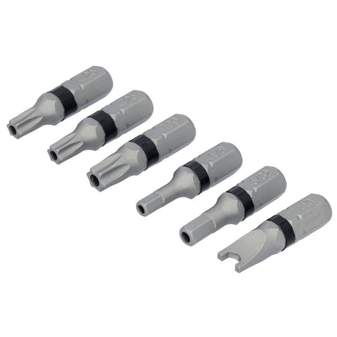 DEWALT TOUGHGRIP DWAF1SECTG6 Security Bit Set, 6-Piece, Steel