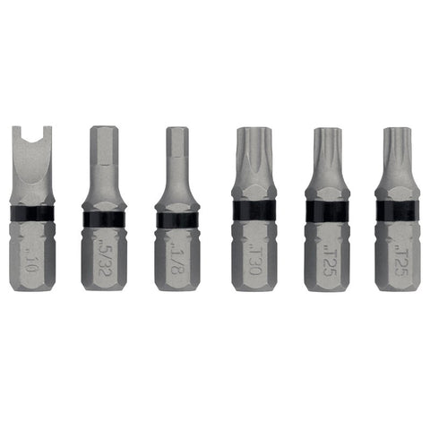 DEWALT TOUGHGRIP DWAF1SECTG6 Security Bit Set, 6-Piece, Steel
