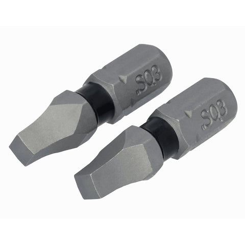 DEWALT TOUGHGRIP DWAF1SQ3TG2 Screwdriver Bit, #3 Drive, Square Drive, 1/4 in Shank, Hex Shank, 1 in L, Steel