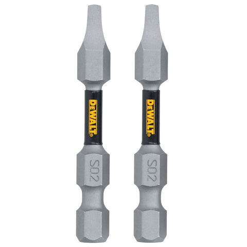 DEWALT TOUGHGRIP DWAF2SQ2TG2 Screwdriver Bit, #2 Drive, Square Drive, 1/4 in Shank, Hex Shank, 2 in L, Steel