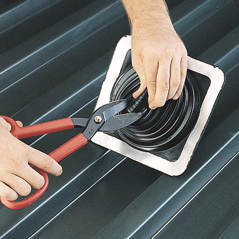 Oatey Master Flash 8 in. W X 8 in. L Metal/Plastic/Rubber Roof Flashing Black