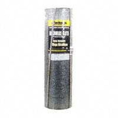 Jackson Wire 11 05 23 13 Hardware Cloth, 50 ft L, 24 in W, 23 ga Gauge, Square Mesh, 1/4 x 1/4 in Mesh, Galvanized