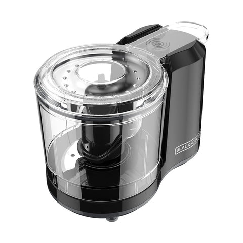 Black+Decker HC150B Chopper, 1.5 Cup Capacity, 1-Speed, Black