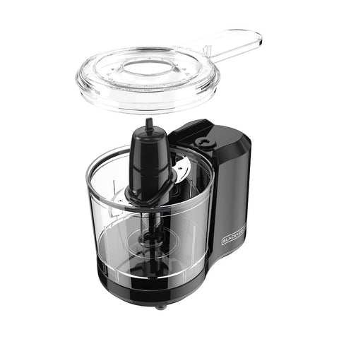 Black+Decker HC150B Chopper, 1.5 Cup Capacity, 1-Speed, Black