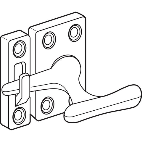 Prime-Line H 3553 Casement Lock, Zinc, Brass