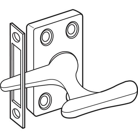 Prime-Line H 3553 Casement Lock, Zinc, Brass