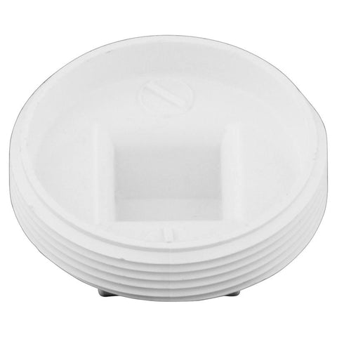 Charlotte Pipe Schedule 40 6 in. MPT PVC Clean-Out Plug 1 pk
