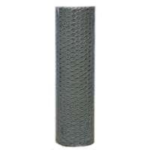 Jackson Wire 12 08 68 15 Avery Hex Netting, 150 ft L, 24 in W, 22 ga Gauge, Hexagonal Mesh, 1/2 in Mesh, Galvanized