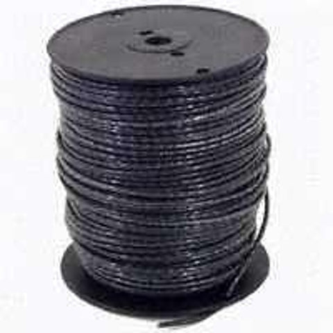 Southwire 20493301 Series Building Wire, Black Sheath, 6 AWG Wire, 1-Conductor, 500 ft L, Copper Conductor, Stranded