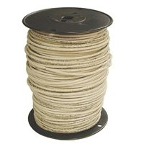 Southwire 20494101 Series Building Wire, White Sheath, 6 AWG Wire, 1-Conductor, 500 ft L, Copper Conductor, Stranded