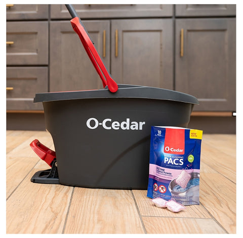 O-Cedar 172402 Hard Floor Cleaner Pacs, 10 oz, Solid, Lavender, White