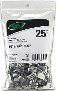 Ideal-Tridon Hy-Gear 67-6 Series 6706550 Worm Gear Hose Clamp, Stainless Steel