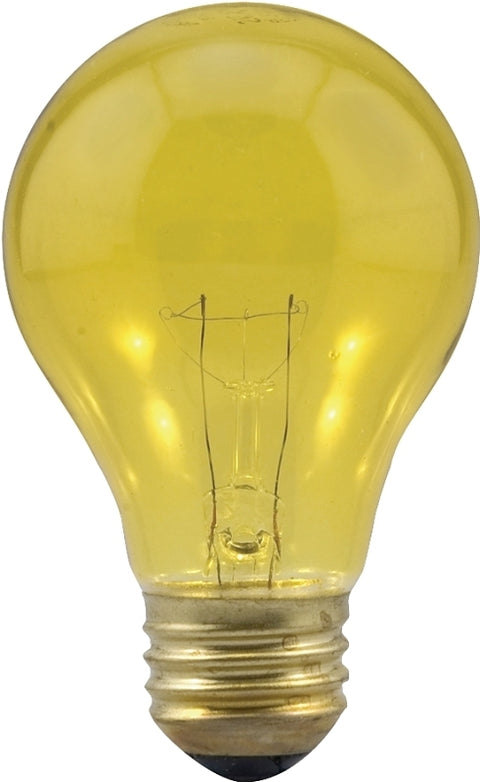 Sylvania 11713 Incandescent Bulb, 25 W, A19 Lamp, Medium Lamp Base, 2850 K Color Temp, 3000 hr Average Life, Pack of 6