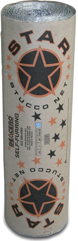 Buildmaster 6546 Stucco Netting, 150 ft L, 36 in W, 1 in Mesh – Shell ...